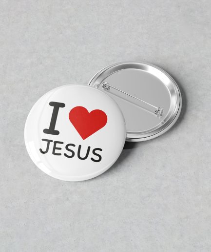 Przypinka „I love Jesus"