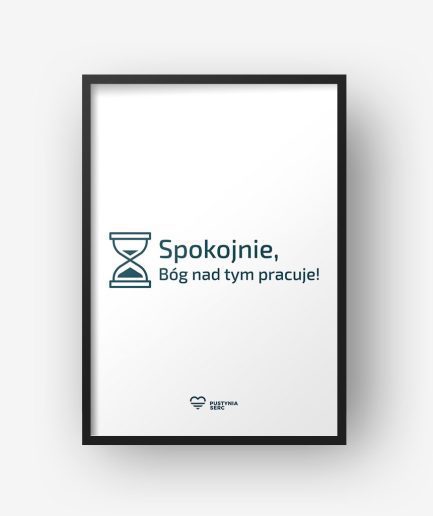 Plakat „Bóg działa”