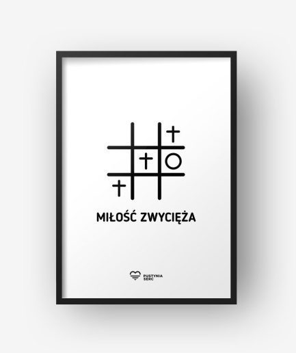 Plakat „Miłość zwycięża”
