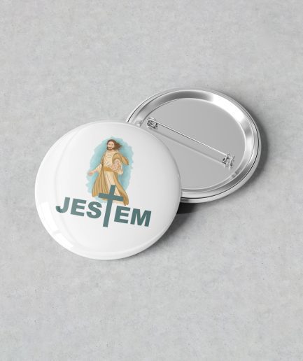 Przypinka „Jestem"